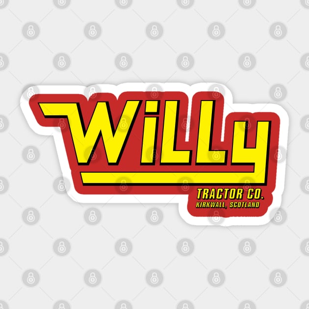 Willy Tractor Co. [Roufxis] Sticker by Roufxis